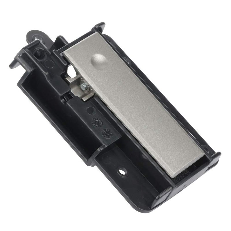 LUJUNTEC Upper Glove Box Latch Door Handle Replacement fit for 2007-2013 for Chevrolet Silverado for GMC Sierra 1500 2500 HD 3500 HD Chrome Black - Image 1
